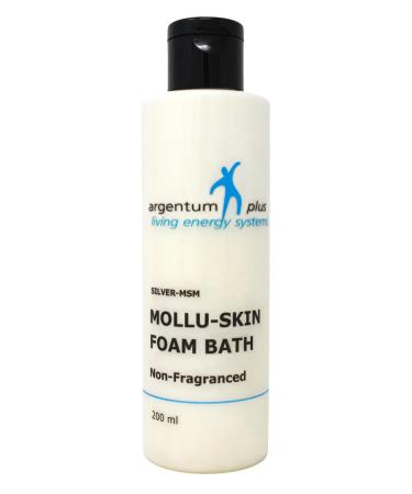 argentum plus - Silver-MSM Mollu-Skin Foam Bath Non-Fragranced 200ml