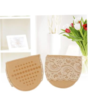 FRCOLOR High Heel Pads - Cushioned Forefoot Insoles for Women | Comfort & Support for Heels - Khaki - 2 Pair - Buy Online on GoSupps.com