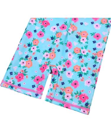 HUAANIUE Baby Girls Zipper Swimsuit | UPF 50+ Sun Protection | 2-3 Years | Littleflower Swimwear - Buy Online on GoSupps.com