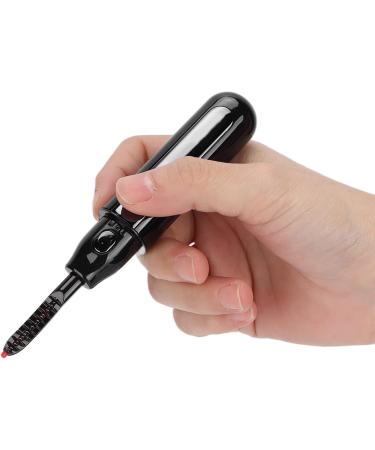 Electric Eyelash Curler USB Rechargeable 10s Fast Heating Eyelash Curler for Long-Lasting Curl Smart Power Off Function (Black) - Buy Online on GoSupps.com