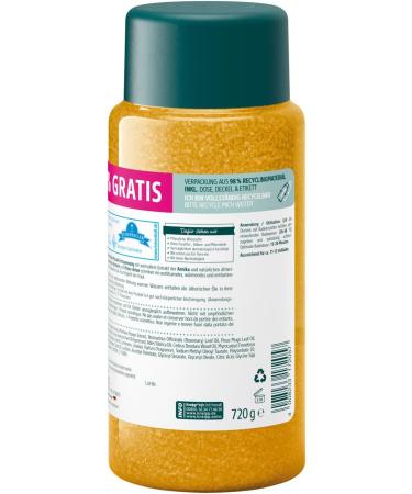 Kneipp Muscle relaxation bath crystals special size with natural deep salt and with extract of arnica and essential oils from cabreuva rosemary and pinus species limited edition 720 g - Buy Online on GoSupps.com