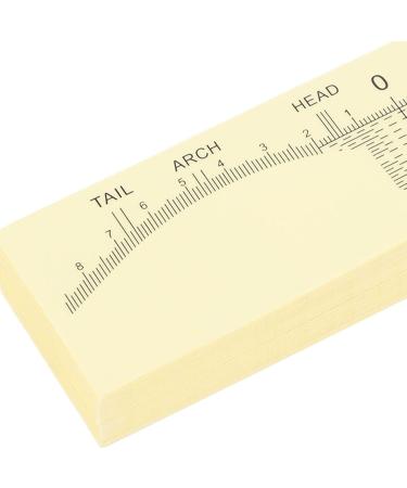 Eyebrow Ruler 100 Pieces Eyebrow Ruler Sticker Perfect Fit Disposable for Design - Buy Online on GoSupps.com