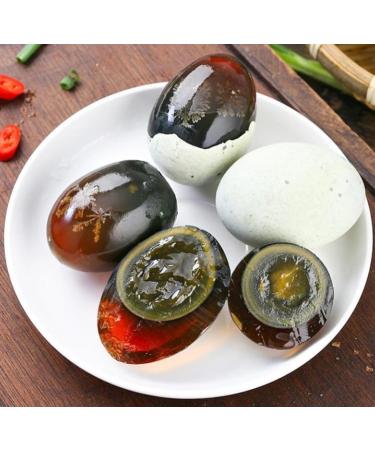 Infinitely Great Home Decor Center 20pcs Chinese Food Snack preserved duck eggs century egg (BLACK) - Buy Online on GoSupps.com