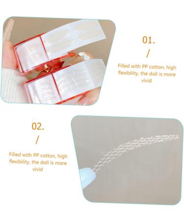 MAGICLULU 6 rolls Self-adhesive Strip Glue Strips Lift Ktape Tape Hooded Invisible Slim Sticker Double - Buy Online on GoSupps.com