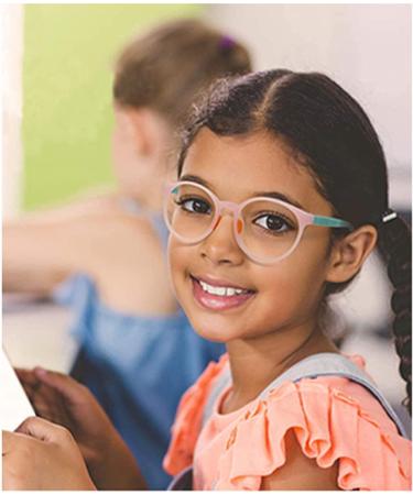 2 Pack Blue Light Glasses for Kids Girls | Anti-Fatigue Computer Game Glasses | Ages 4-14 | Anti Eyestrain & UV Glare Protection | Red & Pink - Buy Online on GoSupps.com