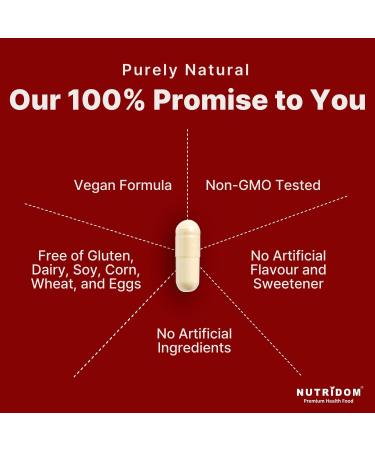 Nutridom Korean Red Ginseng Panax Giseng Root Extract Supplement 8% Ginsenoside 500mg per Capsule Non-GMO Gluten-free Soy-free Dairy-free (60 Count) - Buy Online on GoSupps.com