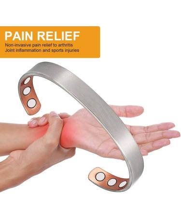 ENERCOPPEX 3500 Gauss Copper Bracelet for Arthritis & Wrist Tunnel Relief - 8 Magnets for Men & Women - Buy Online on GoSupps.com