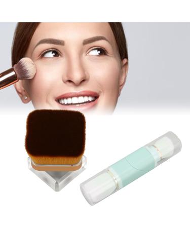Liquid Foundation Brush Double Ended Makeup Brush Soft Hair Die Casting Strong Powder Grasping 2pcs for Home Use - Buy Online on GoSupps.com