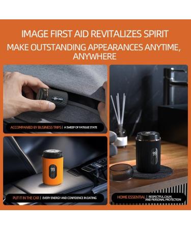 Mini Electric Shaver - Portable Waterproof Razor for Men & Women | Travel-Friendly & Gift-Ready | Type-C Charging (Orange - Buy Online on GoSupps.com