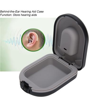 Hearing Aid Storage Case Hearing Aid Carrying Case Waterproof Drop Resistance Hearing Aid Storage Store Hearing Aids for Storing your Hearing Aid(Black) - Buy Online on GoSupps.com