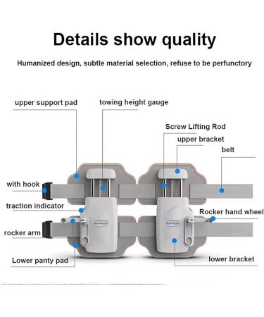 BAIXDM Lumbar Spine Traction Device | Adjustable Lumbar Decompression Belt for Back Pain Relief - International Shipping Available - Buy Online on GoSupps.com