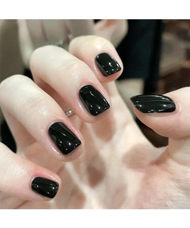 Black Nail Polish - Quick Dry Long Lasting Nail Varnish - Water Based Formula Non-toxic No Need Baking Nail Polish Halloween Nail Paint for Women Girls DIY Nail Art Manicure at Home (11ML) - Buy Online on GoSupps.com