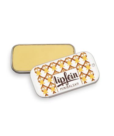 lipfein lip balm vanilla 4g natural lip care vegan lip care certified natural cosmetics lip balm zero waste