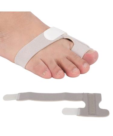 YOUTHINK Toe Fixing Brace Toe Brace Portable Breathable Adjustable Fracture Recovery Fixation Hallux Valgus Corrector Gray