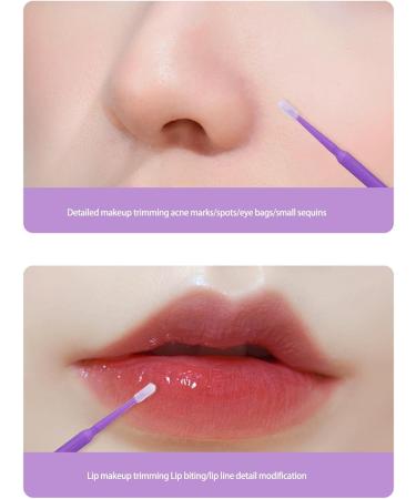 Cotton Swabs Eyelash Lash Applicator Brush Eyelash Swabs | Eyelash Applicator Soft Applicator Brush Eye Lashes Mascara Wands Mascara Brush Stick Purple - Buy Online on GoSupps.com