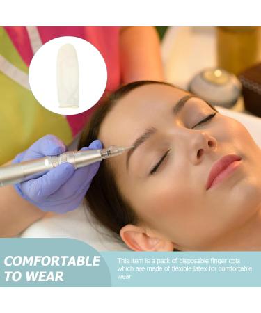 Beaupretty 200pcs Latex Finger Cots - Anti-Static Rubber Fingertip Covers for Electronic Repair Crafting and Painting - Buy Online on GoSupps.com