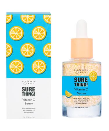 Elizabeth Mott Sure Thing Vitamin C Serum for Face Lightweight Serum for Uneven Skin Tone and Smoother-Looking Skin Hydrating Vegan & Cruelty-Free Skincare 1 fl oz
