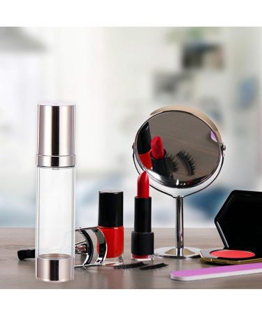 Healifty 6-Piece Airless Pump Bottles 50ml Plastic Cosmetic Travel Containers for Creams & Skincare - Buy Online on GoSupps.com