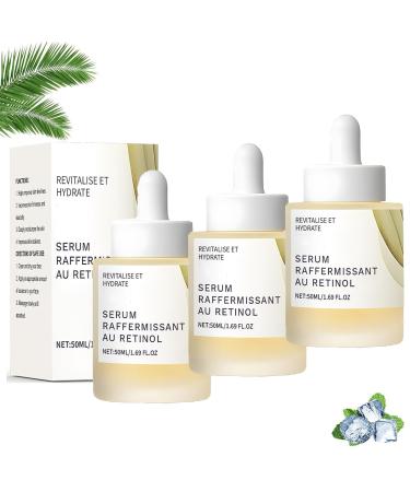 3PCS Retinol 0.2 Boosting Shot Ampoule - Powerhouse Serum Firms Skin Deep Moisturizing Plumps Skin for All Skin Types