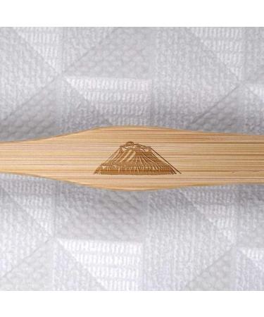 Azeeda 'Circus Tent' Bamboo Toothbrush - Eco-Friendly Biodegradable & Stylish | International Shipping Available - Buy Online on GoSupps.com