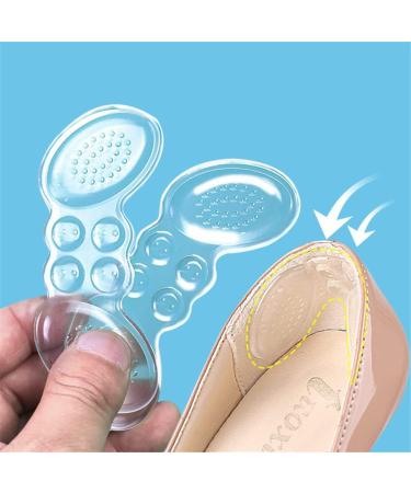 Soft Gel Heel Grips - Self-Adhesive Butterfly Cushion Pads Anti-Slip Inserts for Loose Shoes Protects Against Blisters & Calluses - 2 Pairs - Buy Online on GoSupps.com
