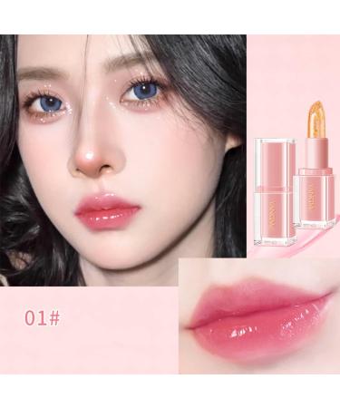 Baorder Transferproof Color Changing Lipstick Pink Magic Temperature Change Lip Balm Gold Foil for Women and Girls Long Lasting Moisturizing Shiny Shine Lip Gloss - Buy Online on GoSupps.com