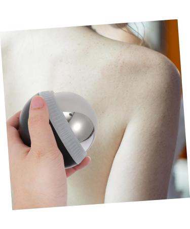 Magiclulu Stainless Steel Massage Ball - Hot & Cold Roller for Yoga & Muscle Relaxation | 1stk Multifunctional Fitness Tool - Buy Online on GoSupps.com