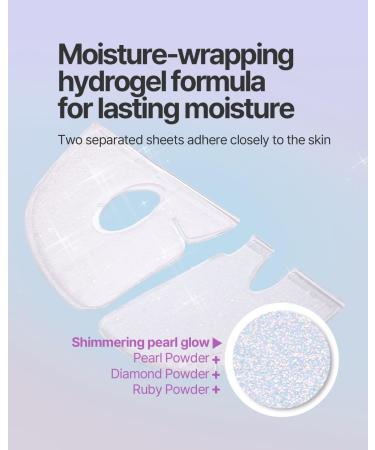 Buy PETITFEE Aura Quartz Hydrogel Face Mask - 5 Pack Rose Facial Mask with Pearl Protein Collagen & Hyaluronic Acid for Radiant Hydrated Skin - International Shipping Available - Buy Online on GoSupps.com