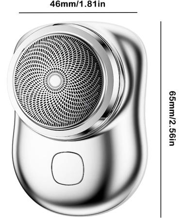 Mini-Shave Portable Electric Shaver 2023 New Upgrade Mini Electric Razor Shavers for Men Rechargeable Shaver Easy One-Button Use Suitable for Home Car Travel Christmas Gifts Mini Shaver Portable Electric Shaver Silver - Buy Online on GoSupps.com