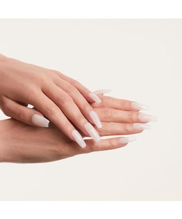 Mylee 5 in 1 Builder Base Strengthening Gel 15ml - White | UV/LED Nail Polish Coat for Strong Nails, Tips & Extensions - Professional Manicure Repair - Buy Online on GoSupps.com