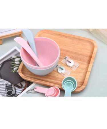 Minkissy Face Mask Stirring Bowl Set | DIY Facial Mask Tool Kit with Silicone Brush & Spoon | Ideal for Women & Girls - Buy Online on GoSupps.com