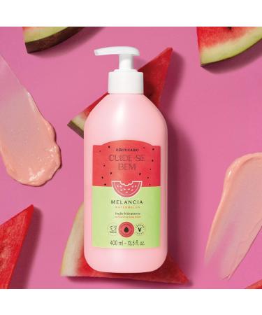  O BOTICARIO O Botic rio Cuide-se Bem Watermelon Body Lotion I Scented Body Moisturizer for Women I 48 Hours Vegan Hydration 400ml - Buy Online on GoSupps.com