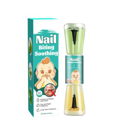 G n rique Nail Biting Polish Nail Biter Stopper Polisher Natural Safe and Effective agent Thumb Sucking Prevention for Toddler Children toenail Care 10ml