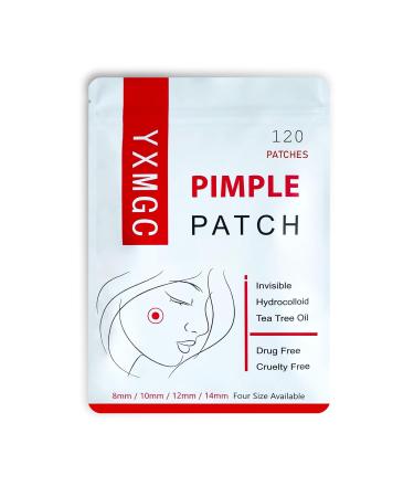 Acne Pimple Patch - 120 Hydrocolloid Patches with Tea Tree & Marigold Oil | Natural Treatment for Whiteheads Blackheads & Blemishes - Buy Online on GoSupps.com