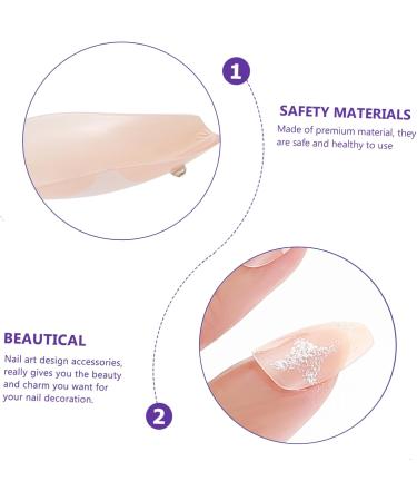 WOFASHPURET 1 Set Nail Patch Nail Files Fingernail File French Decor Nail Decals Full Cover Nails Diy Nail Accessory Salon Diy Nail Decor Fake Nail Stickers X4 Girl - Buy Online on GoSupps.com