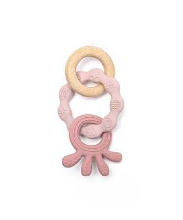 Mamimami Home Baby Teething Toys Silicone Chew Teether for Sucking Babies Raised Texture Soothe Gums & BPA Free