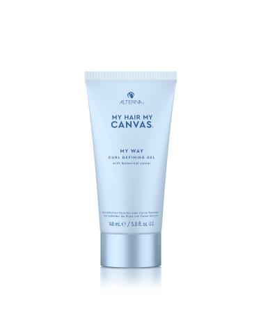 My Hair. My Canvas. My Way Vegan Curl Defining Gel for Lightweight Flexible Hold for Curly Wavy and Textured Hair 5.0 oz