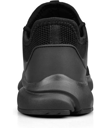 Feetmat Men's Non Slip Gym Sneakers - Lightweight Breathable Athletic Shoes, Size 9.5, Black - Buy Online on GoSupps.com