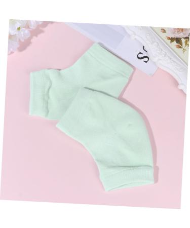 Mikinona 2 Pairs Gel Socks Sprouts Clips Dry Feet Socks Lotion Socks Heels for Men Foot Heel Sleeves for Cracked Heels Heel Socks Men Sock Spa Socks Ankle Socks Toeless Socks - Buy Online on GoSupps.com