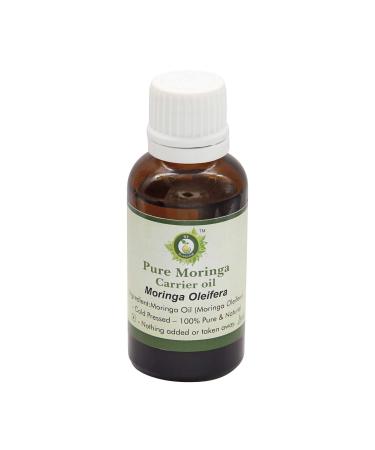 Moringa Oil Moringa Oleifera For Hair For Face For Skin Hair oil Pure Moringa Oil 100 Pure Cold Pressed Moringa Oil Moringa Oil 30ml 101oz By R V Essential 30ml 101oz