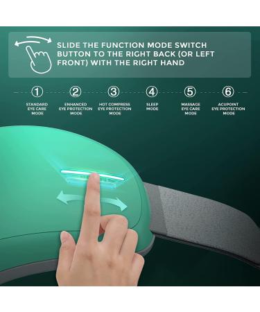 Dedakj Eye Massager with Heat & Bluetooth Music for Enhanced Sleep - Reduces Swelling Fatigue & Dark Circles - Buy Online on GoSupps.com