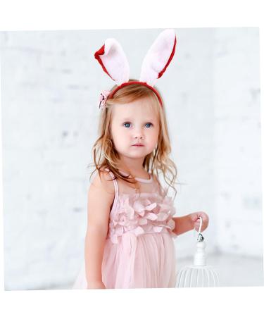 FRCOLOR Headband Hair Jewels for Women Girl Hair Accessories Stuffed Bunny for Hair Accessory for Costumes Outfit Bunny Costume Accessories Rabbit Ears Props Women's Fabric Red - Buy Online on GoSupps.com