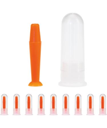 Suction Holder Inserter/Remover for Hard Contact Lens & Prosthetic Eyes | Orange | 10-Piece Set from Sports World Vision - Buy Online on GoSupps.com