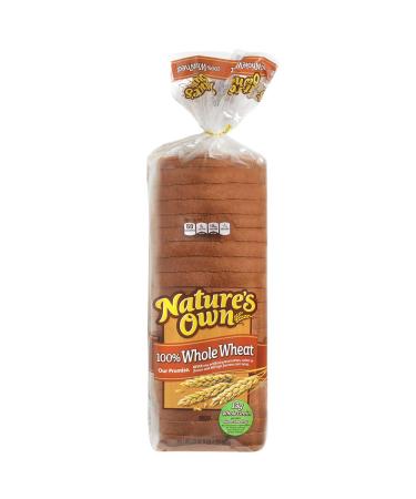 Nature's Own 100% Whole Wheat Bread Loaf - 20 oz Bag
