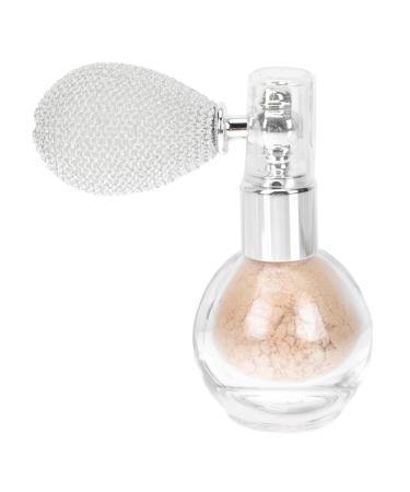 SEWACC 1pc spray glitter makeup highlighter face glitter powder Gloss Powder Sprayer hair powder bottle Ivory 7x5.5cm