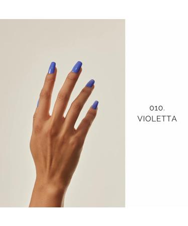 Nailog UV Gel Nail Film - 20 Vegan Self-Adhesive Gel Strips for Long-Lasting Salon Quality Manicure - Violetta - Buy Online on GoSupps.com