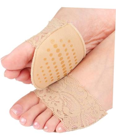 FRCOLOR High Heel Pads - Cushioned Forefoot Insoles for Women | Comfort & Support for Heels - Khaki - 2 Pair - Buy Online on GoSupps.com