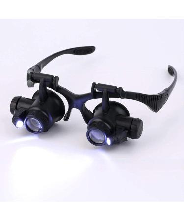 Spacmirrors 1 X 20X Magnifying Glass Eye Loupe Lens Jeweller Repair Watch Legs Hands Free Tool Magnifier - Buy Online on GoSupps.com