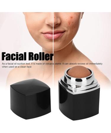 Oil-Absorbing Volcanic Face Roller Facial Roller Cleaning Volcanic Stone Oil Absorbing Ball for Skincare Mini Face Massage(black) - Buy Online on GoSupps.com
