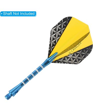 Patikil Dart Flights - Yellow PET Standard Darts Accessories for Soft & Steel Tip Replacement - Buy Online on GoSupps.com